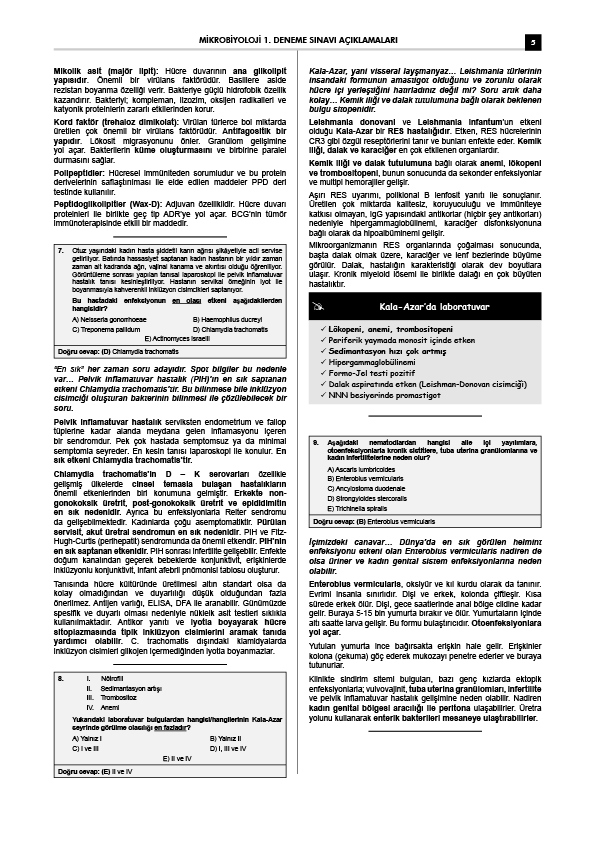 24 Açıklamalı Deneme Serisi 5.Baskı - Mikrobiyoloji
