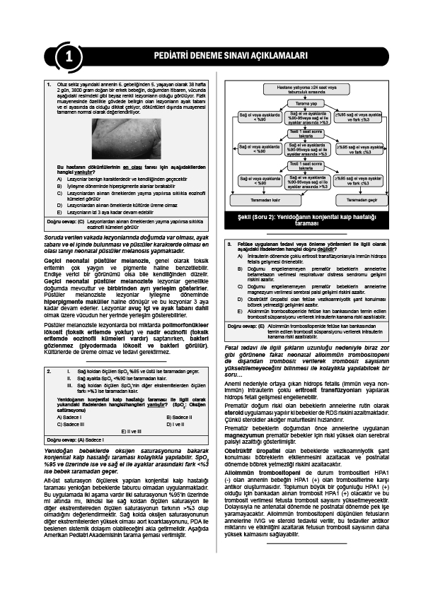 24 Açıklamalı Deneme Serisi 5.Baskı - Pediatri