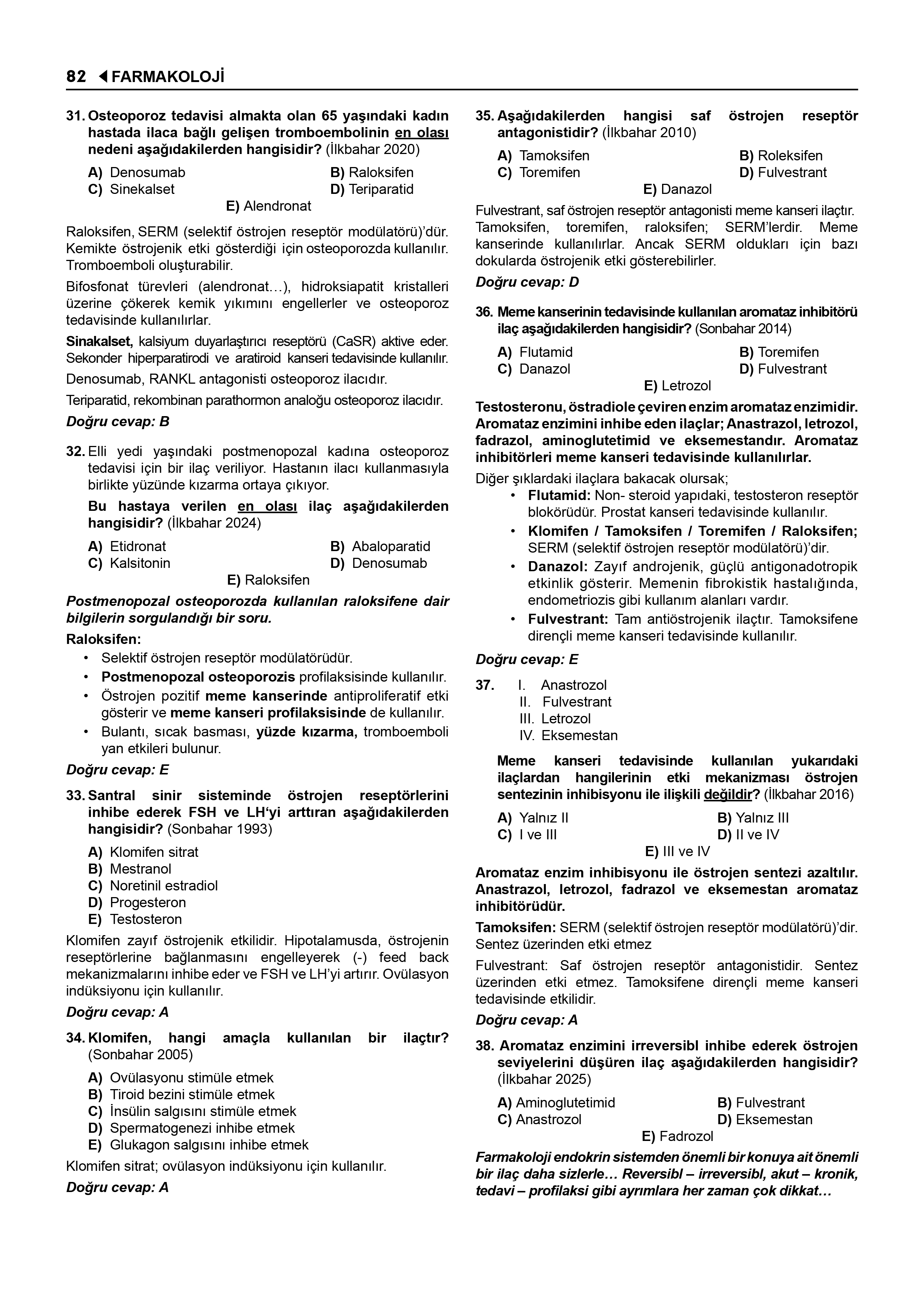 Prospektus TTS ( 12.Baskı ) Farmakoloji