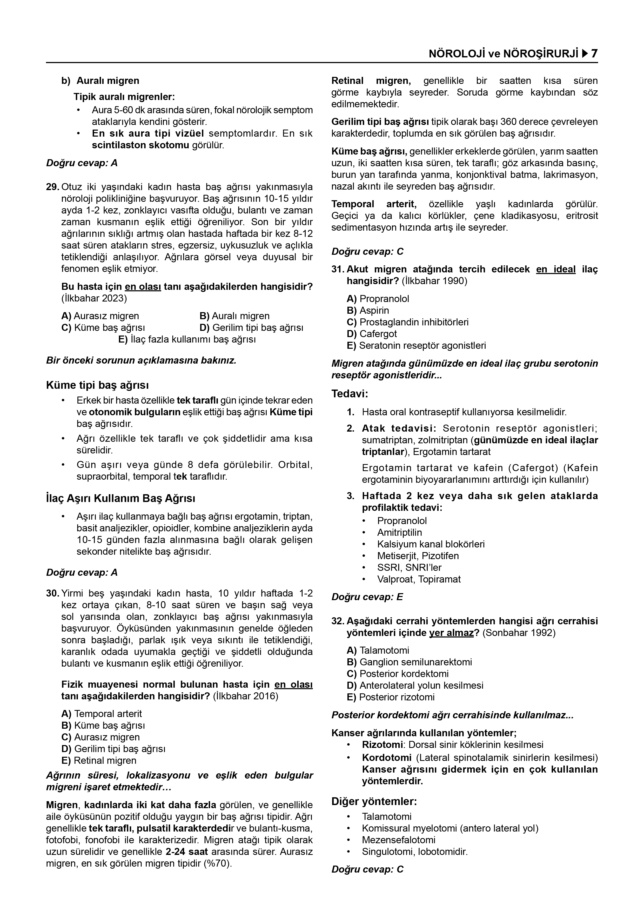Prospektus TTS ( 12.Baskı ) Küçük Stajlar