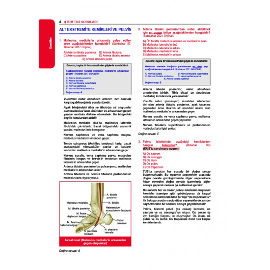 Tüm TUS Soruları ( 35.Baskı ) Anatomi