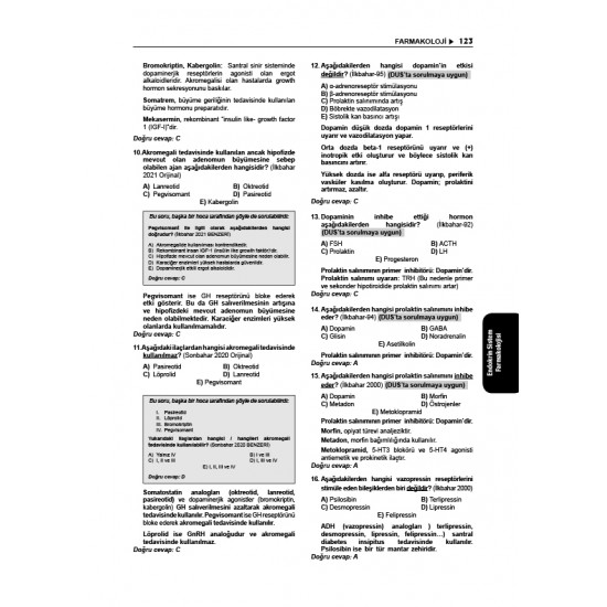 Tüm TUS Soruları ( 35.Baskı ) Farmakoloji
