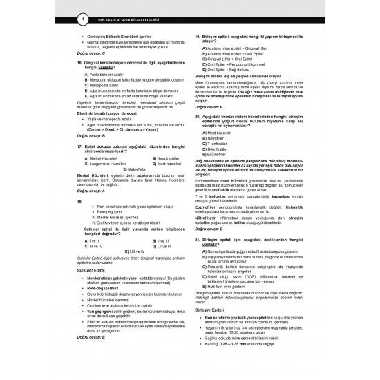 Dusdatamax Periodontoloji Soruları ( 5.Baskı )