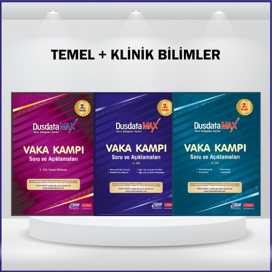 DUSDATAMAX Vaka Kampı Soruları Temel + Klinik 2.Baskı ( 3 Cilt )