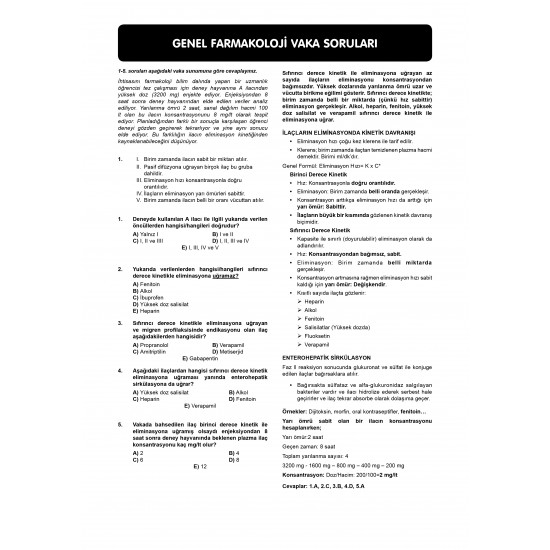 Vaka Soruları Farmakoloji ( 3.Baskı )